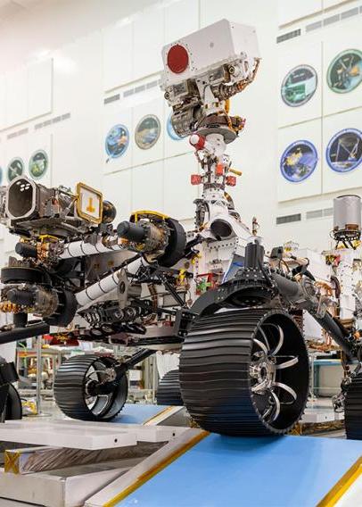  美国宇航局约翰逊航天中心的火星毅力探测器 